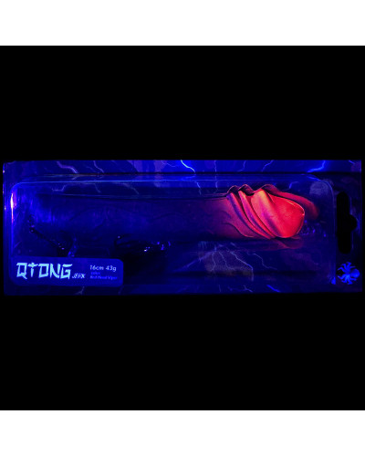 Воблер Kraken QTONG Jerk 16cm 43g #Red Head Viper