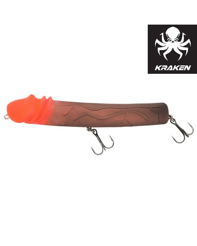 Воблер Kraken QTONG Jerk 16cm 43g #Red Head Viper