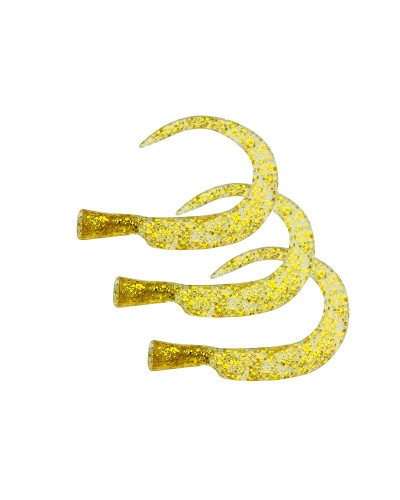 Набір хвостів Abu Garcia Svartzonker McMy Spare Tails #Gold Glitter (3шт./уп.)