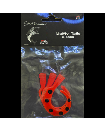 Набір хвостів Abu Garcia Svartzonker McMy Spare Tails #Red Black (3шт./уп.)