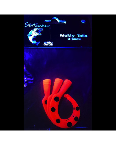 Набір хвостів Abu Garcia Svartzonker McMy Spare Tails #Red Black (3шт./уп.)