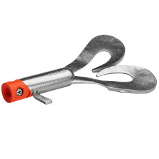 Віброхвіст LMAB Drunk Dancer 18cm 38g #Chrome Redhead (1шт.)