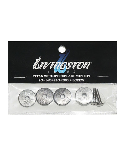 Набір Livingston TITAN Weight Replacement Kit (7G+14G+21G+28G+2 гвинти)