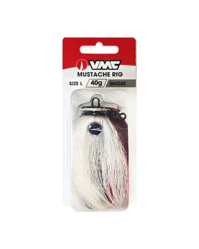 Бактейл VMC Mustache Rig L/40g #Ghost