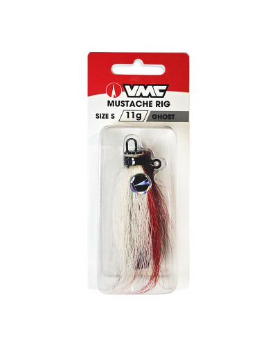 Бактейл VMC Mustache Rig S/11g #Ghost