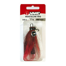 Бактейл VMC Mustache Rig S/11g #Red Hot
