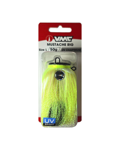 Бактейл VMC Mustache Rig L/50g #UV Chartreuse