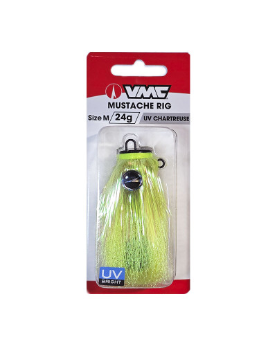 Бактейл VMC Mustache Rig M/24g #UV Chartreuse
