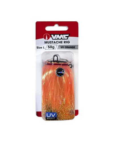 Бактейл VMC Mustache Rig L/50g #UV Orange