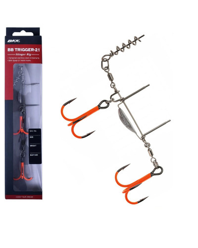 Оснастка BKK BB Trigger-21 UVO Stinger Rig #1/0