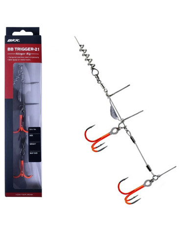 Оснастка BKK BB Trigger-21 UVO Stinger Rig #3/0