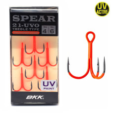 Гачок-трійник BKK Spear 21-UVO #4 (6шт./уп.)
