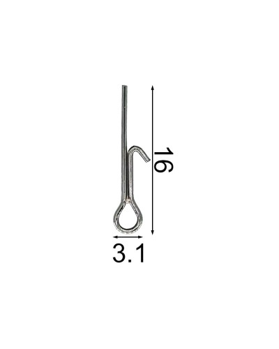 Шпилька для силікону Stinger Spike Hook 16mm Model #FD500-7 (1шт.)