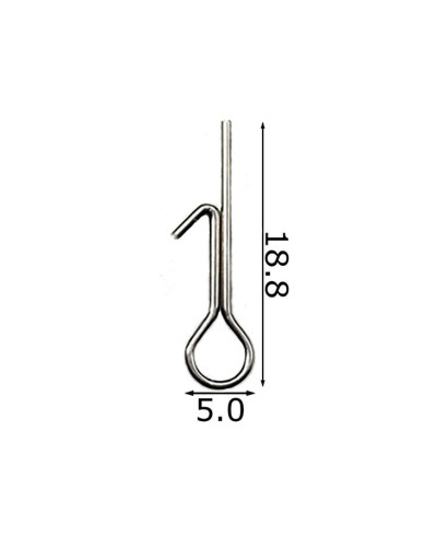 Шпилька для силікону Stinger Spike Hook 18,8mm Model #FD500-8 (1шт.)