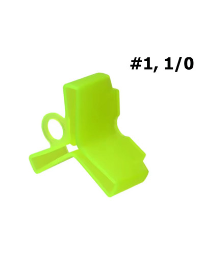 Захисний ковпачок для трійника Treble Hook Cover GREEN/YELLOW #1, #1/0 (1шт.) 