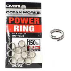 Кільця заводні VARIVAS Avani Power Ring #8.0 150lbs/68kg (10шт.)