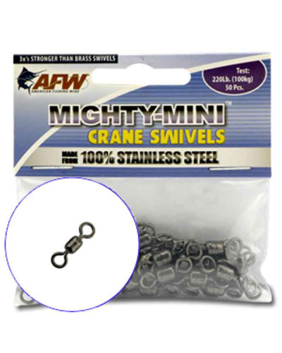 Вертлюжок AFW Mighty-Mini Stainless Steel Crane Swivels #14 (1шт.)