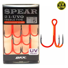 Гачок-трійник BKK Spear 21-UVO #1 (5шт./уп.)