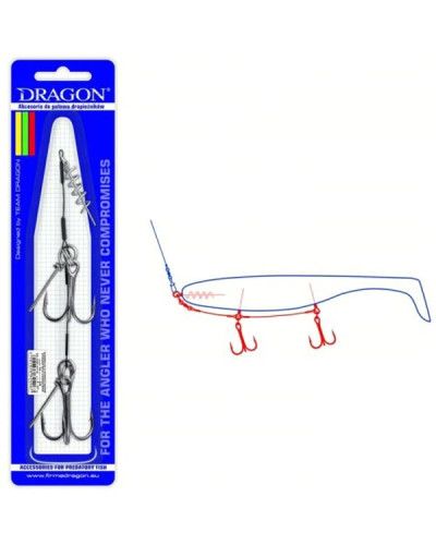 Оснастка Dragon Soft Lures Pike Rig 15 cm #3/0 (56-300-2715)