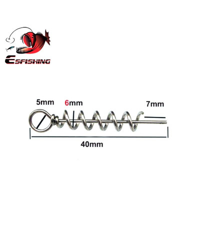 Штопор (фіксатор) для силікону Esfishing 40 mm - 1 шт.