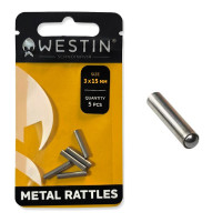 Шумова капсула металева Westin Metal Rattle 3x15мм (5шт./уп.)
