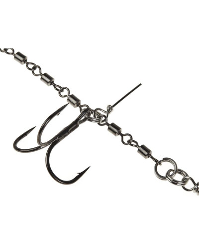 Оснастка Lucky John POWER CHAIN STINGER M (#2/0+1/0)