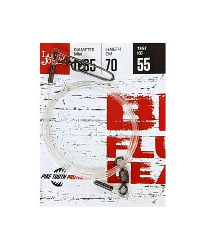Повідець Lucky John BBS series Fluorocarbon Bigbait 70см 55кг (1шт./уп.)