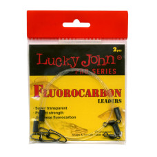 Повідці Lucky John Fluorocarbon Leaders 30см 34кг (2шт./уп.)