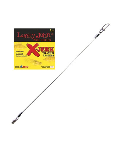 Повідець Lucky John X-Jerk Titanium Leader 30см 23кг (1шт./уп.)