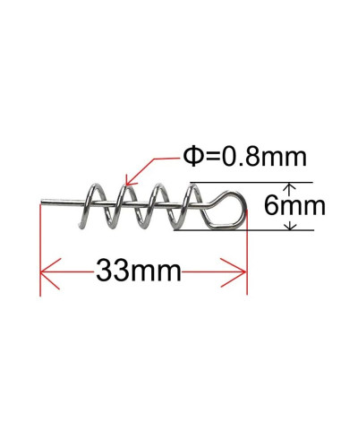 Штопор (фіксатор) для силікону 33 mm - 1 шт.