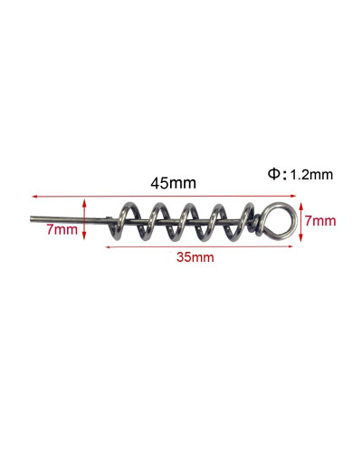 Штопор (фиксатор) для силикона 45 mm - 1 шт.