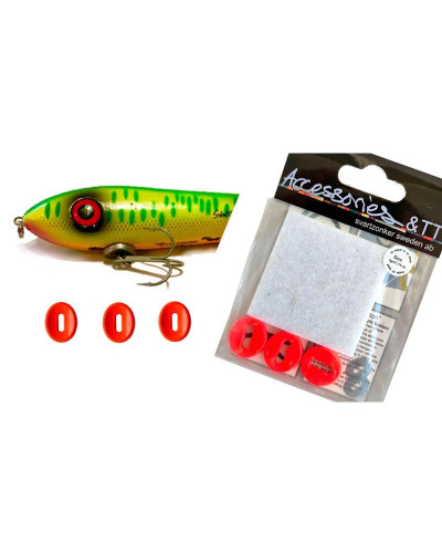 Огрузка Svartzonker The Button Hardbait Weight System Size #1 (2g) Orange (3шт./уп.)