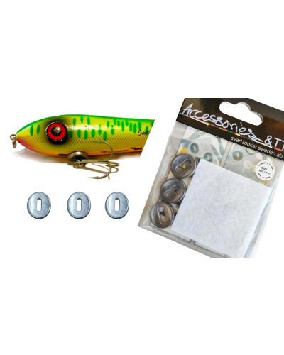 Огрузка Svartzonker The Button Hardbait Weight System Size #1 (2g) Silver (3шт./уп.)