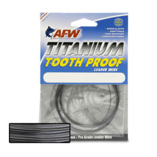 Поводочний матеріал AFW Titanium Tooth Proof Single Strand Wire 100LB 0,69mm 4,6m