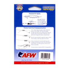 Поводочний матеріал AFW Titanium Tooth Proof Single Strand Wire 100LB 0,69mm 4,6m