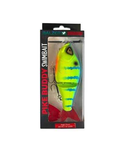 Воблер Balzer Shirasu Pike Buddy Swimbait 130mm 55g #Angry Clown Воблер Balzer Shirasu Pike Buddy Swimbait 130mm 55g #Angry Clown