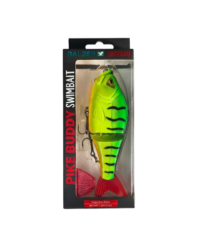 Воблер Balzer Shirasu Pike Buddy Swimbait 130mm 55g #Angry Fire Shark Воблер Balzer Shirasu Pike Buddy Swimbait 130mm 55g #Angry Fire Shark