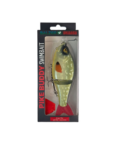 Воблер Balzer Shirasu Pike Buddy Swimbait 130mm 55g #Angry Pike Воблер Balzer Shirasu Pike Buddy Swimbait 130mm 55g #Angry Pike