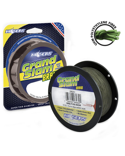 Шнур HI-SEAS Grand Slam Braid 65LB 0,41mm 137m #Green