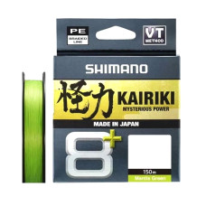 Шнур Shimano KAIRIKI 8+ 50lb/37,1kg 0,315mm 150m #Mantis Green