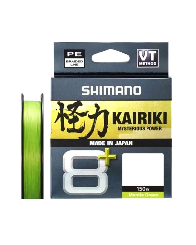 Шнур Shimano KAIRIKI 8+ 50lb/37,1kg 0,315mm 150m #Mantis Green