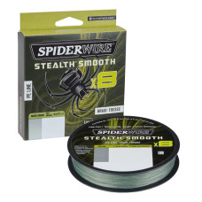 Шнур SpiderWire Stealth Smooth 8 Braid 102LB/46,3kg 0,39mm 150m #Moss Green