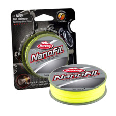 Шнур Berkley NanoFil 125m 0,25mm #Hi-Vis Chartreuse