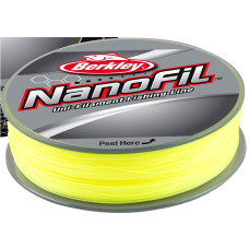 Шнур Berkley NanoFil 125m 0,25mm #Hi-Vis Chartreuse