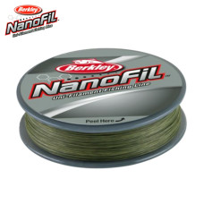 Шнур Berkley NanoFil 125m 0,22mm #Low-Vis Green