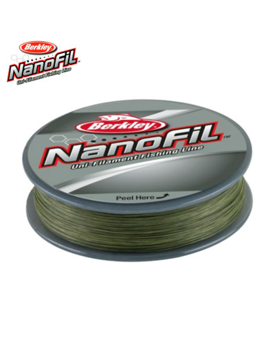Шнур Berkley NanoFil 125m 0,22mm #Low-Vis Green