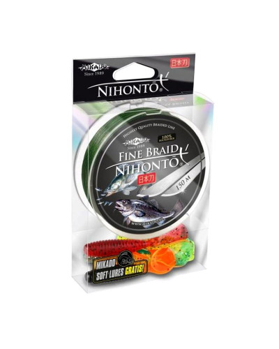 Шнур Mikado Nihonto Fine Braid 150m 0,35mm #Green