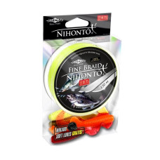Шнур Mikado Nihonto Fine Braid 150m 0,40mm #Fluo Yellow