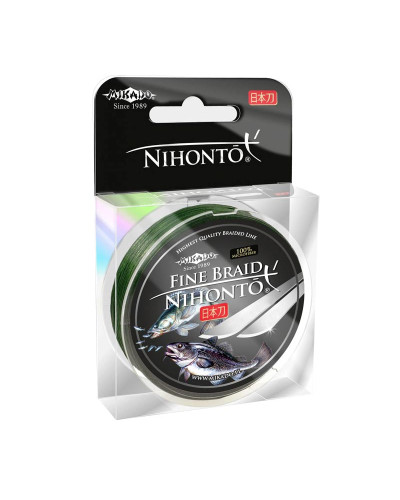 Шнур Mikado Nihonto Fine Braid 150m 0,45mm #Green