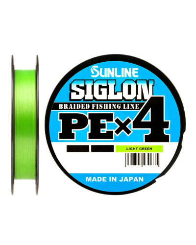 Шнур Sunline Siglon PEx4 50lb 0,296mm 150m #Light Green